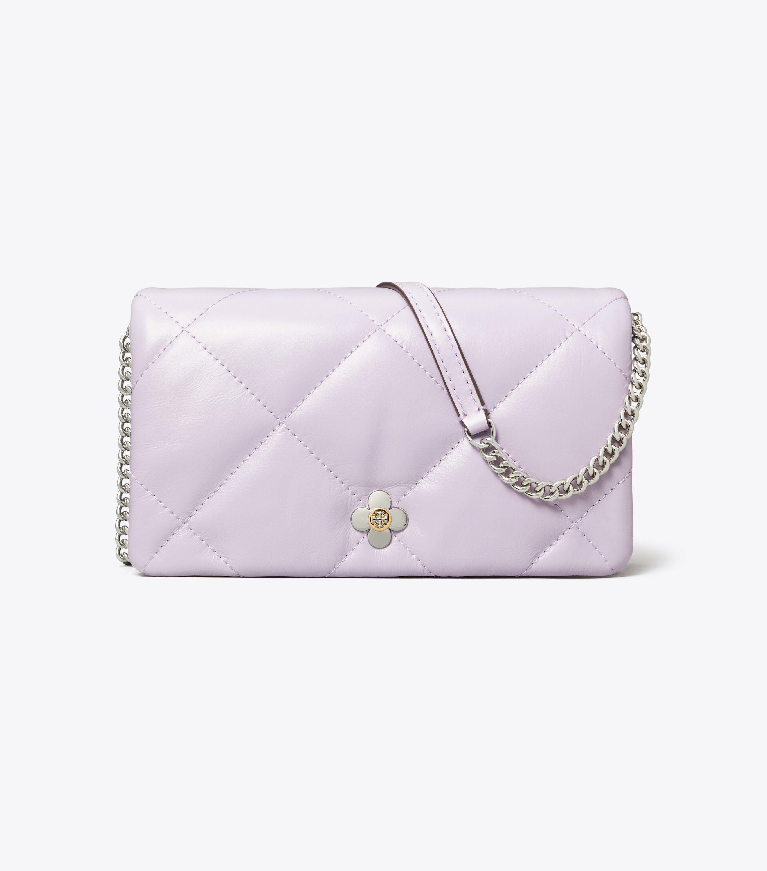 【関税&送料込】Tory Burch Kira Chain Wallet Tory Burch Kira diamond-quilted wallet-on-chain | Green