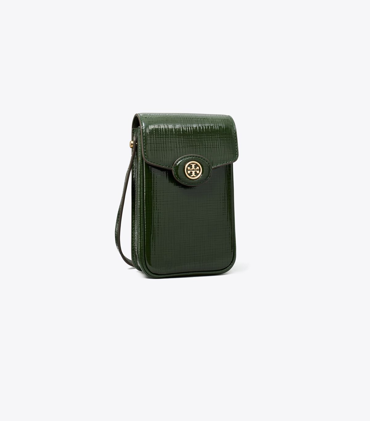tory burch robinson crosshatched phone crossbody