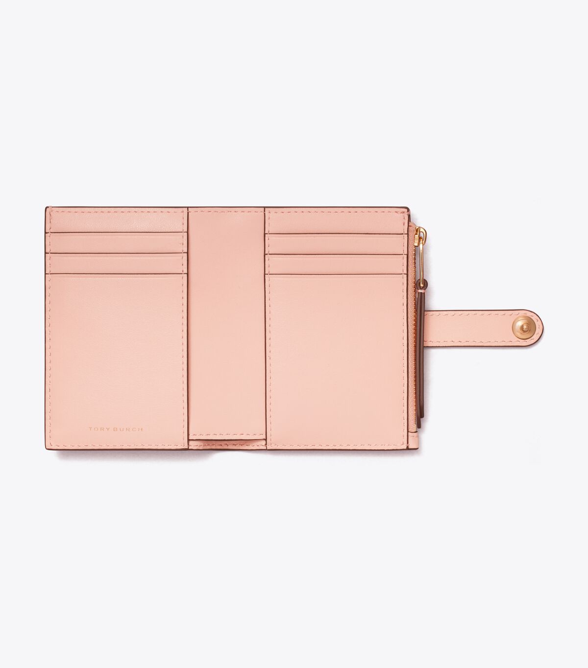 tory burch t monogram leather bi fold wallet
