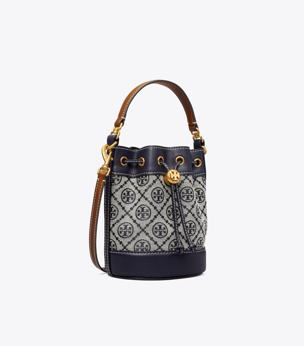 Mini T Monogram Bucket Bag | Tory Burch Navigation | Tory Burch