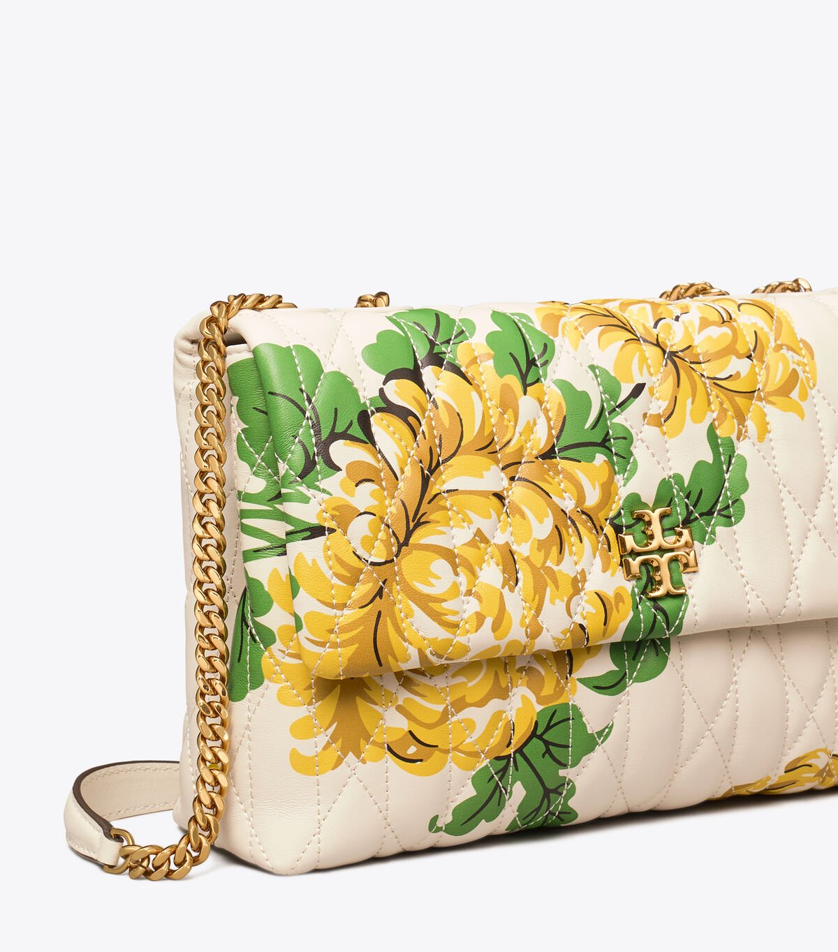 Kira Chevron Floral Convertible Shoulder Bag