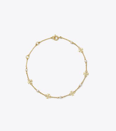 Kira Pearl Delicate Chain Bracelet