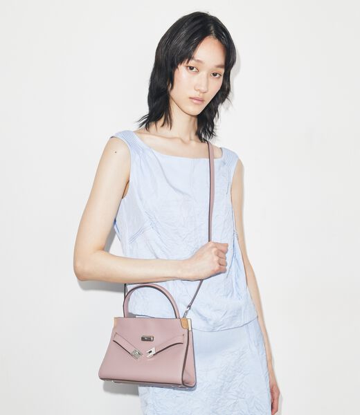 tory burch petite lee radziwill double bag