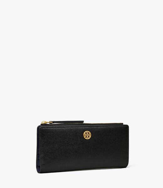 tory burch robinson zip slim wallet