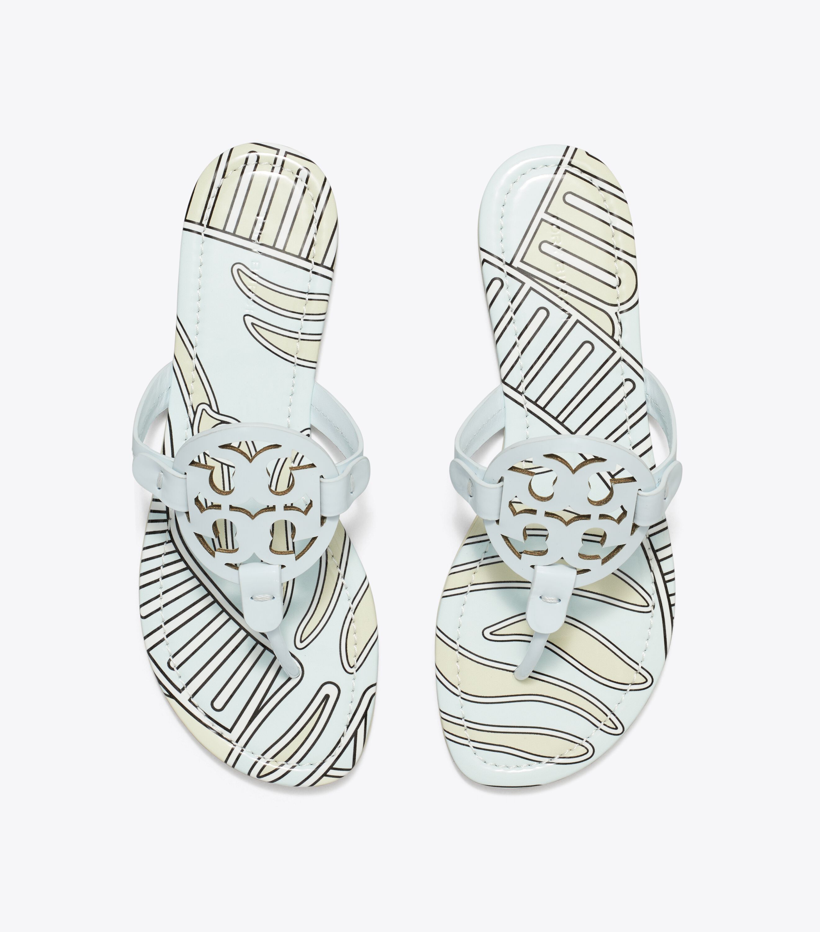 Tory Burch Miller Printed Patent Sandal Tory Burch UAE