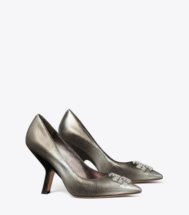 Eleanor Pavé Angled Pump