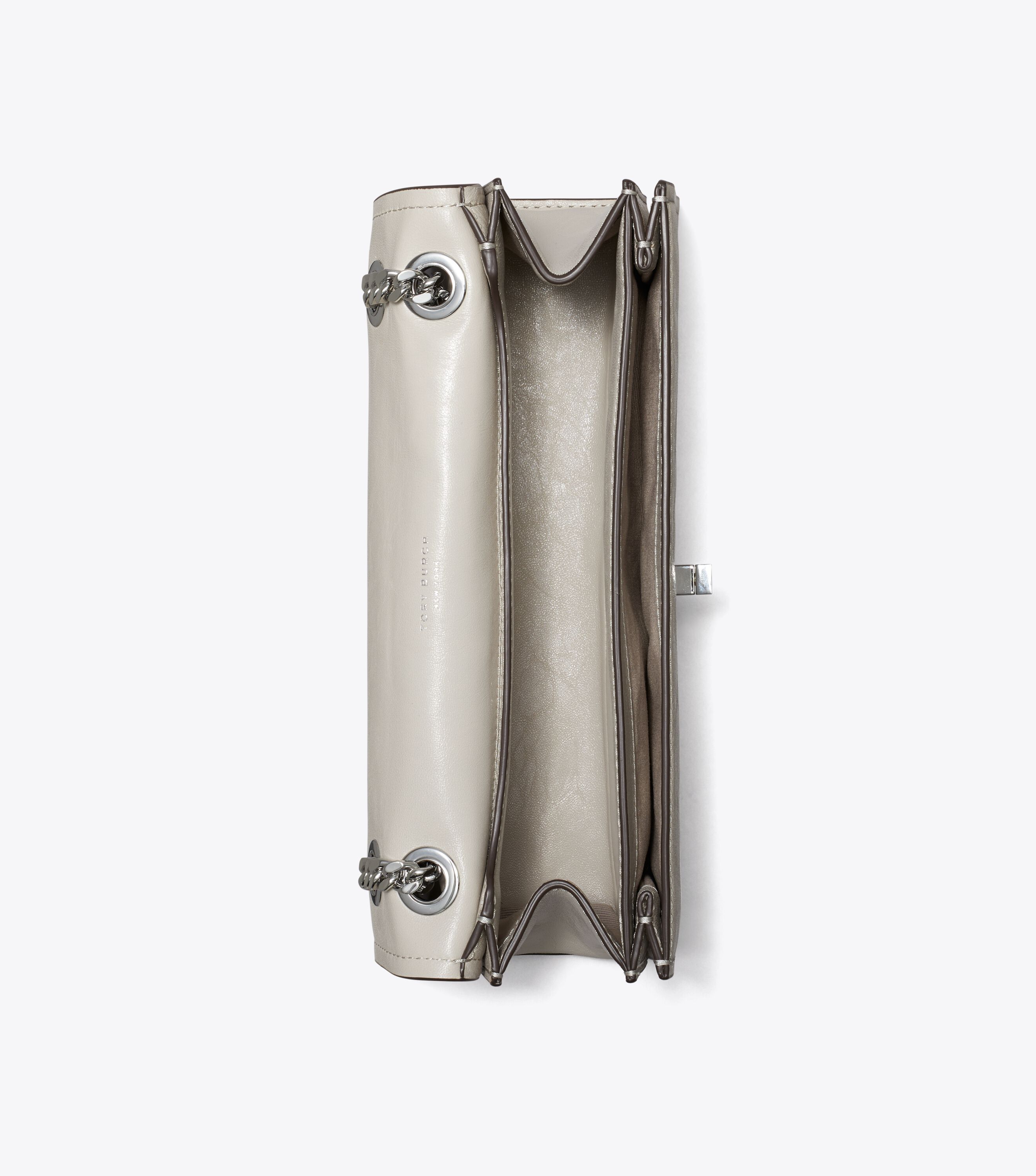KIRA Kira Turnlock Shoulder Bag, Dove Gray | Tory Burch UAE