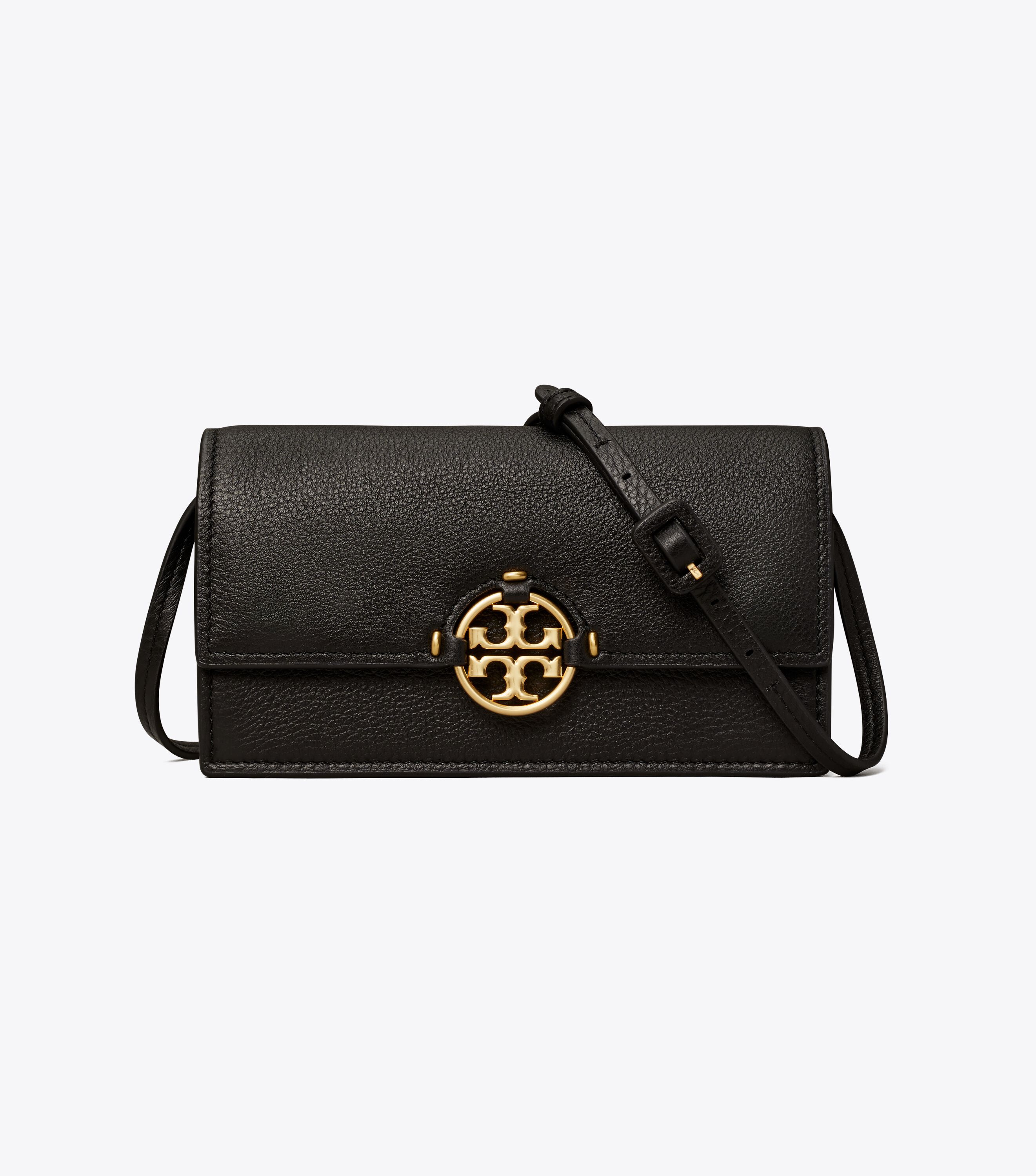 Miller Wallet Crossbody, Black | Tory Burch UAE