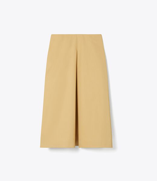 tory burch pleated poplin skirt