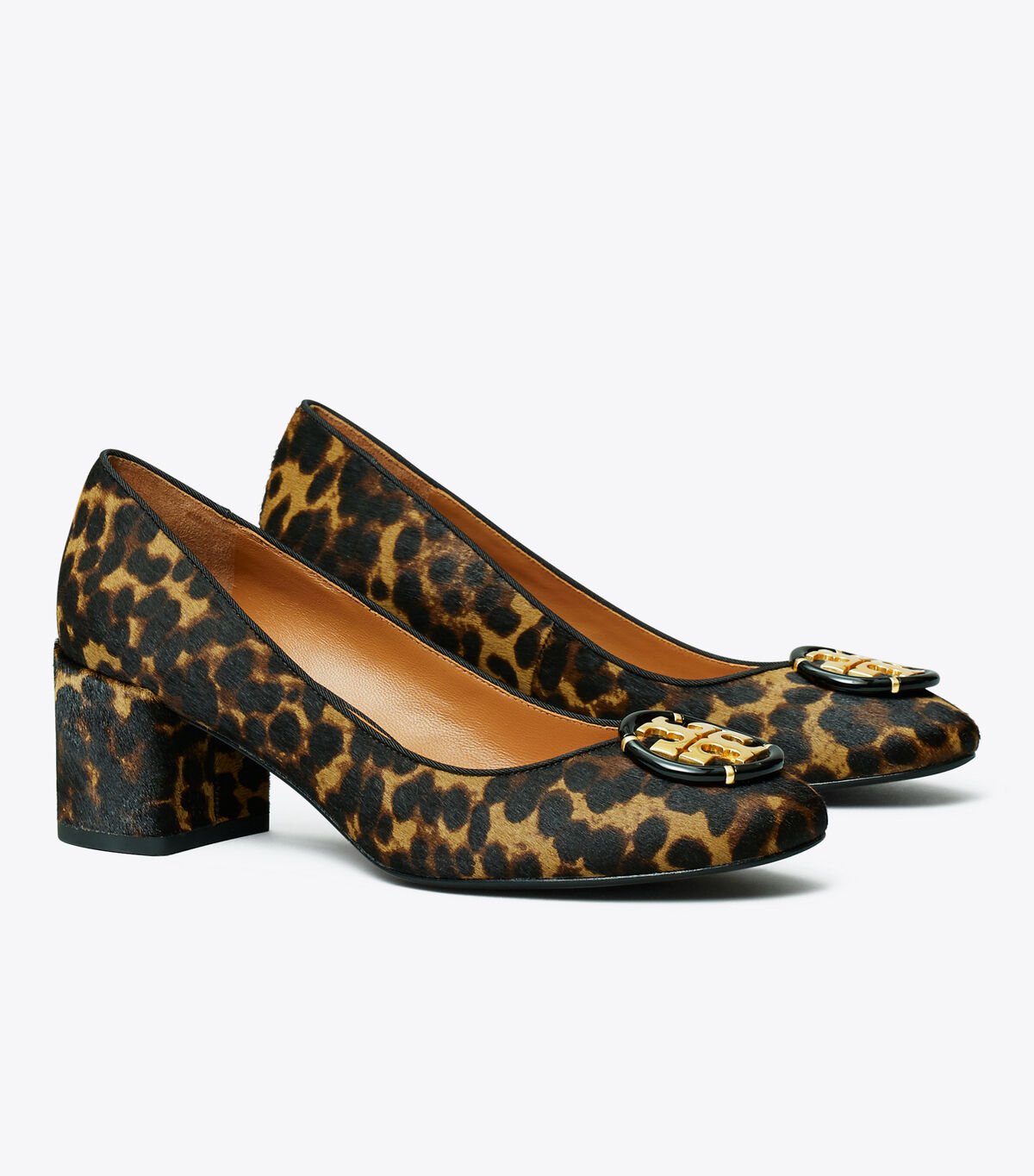 Multi-Logo Leopard Pump