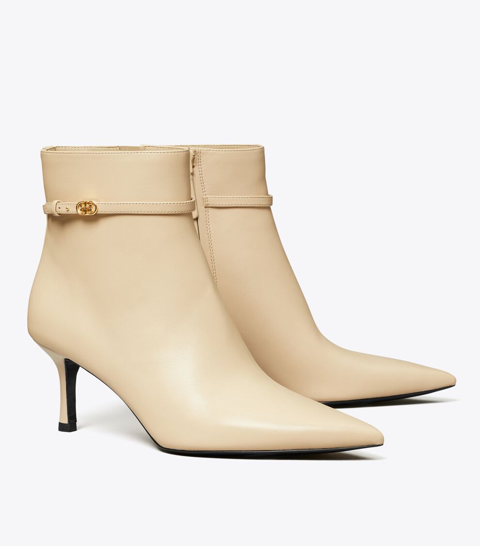 Double T Buckle Ankle Boot, Stone Gray Tory Burch UAE