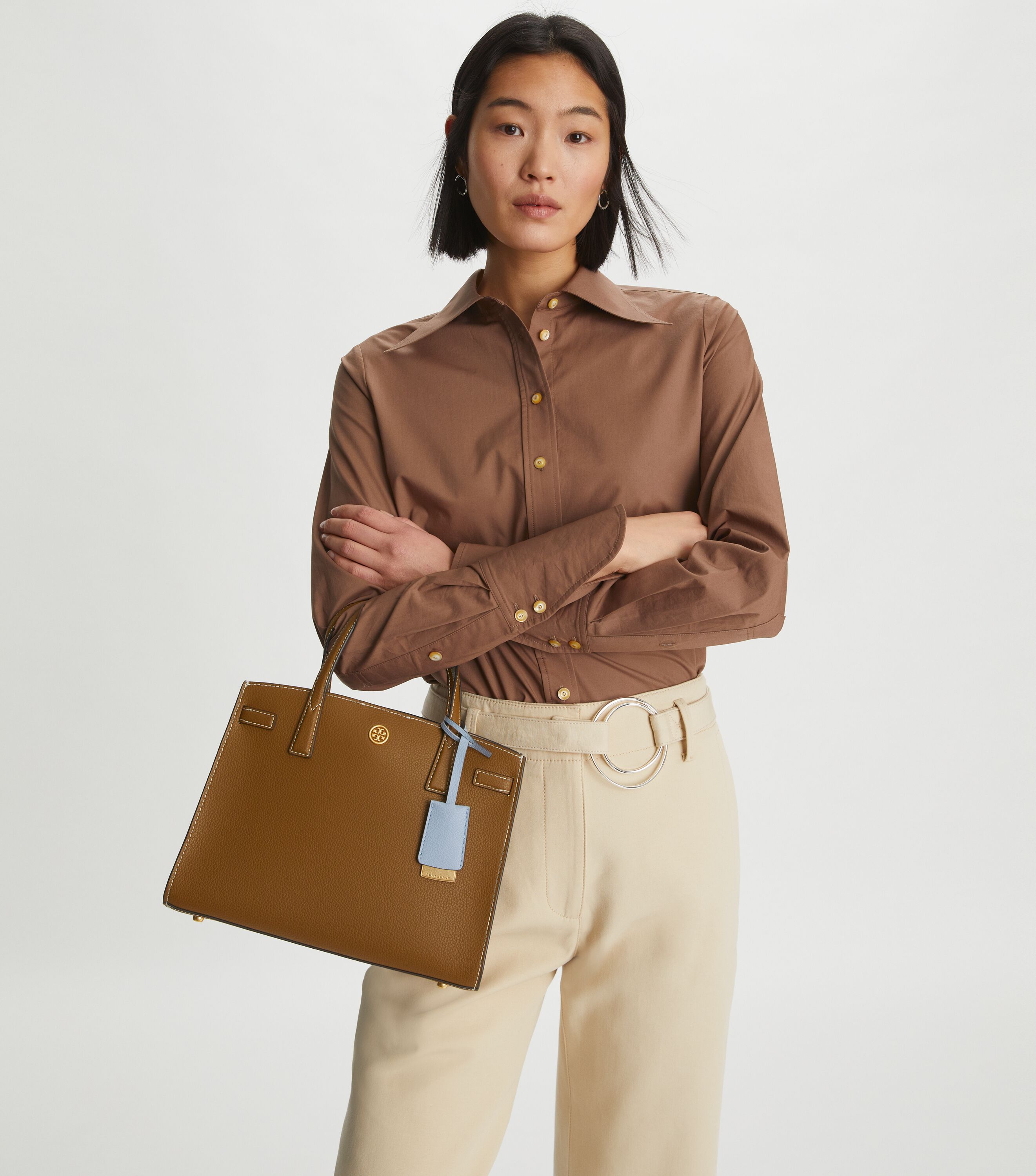 Tory burch walker small best sale satchel