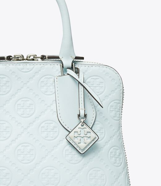 tory burch mini t monogram leather swing satchel