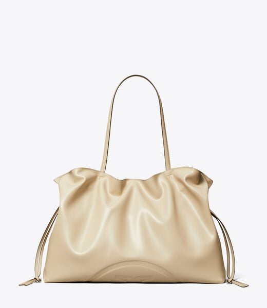 tory burch ella natuura  drawstring tote