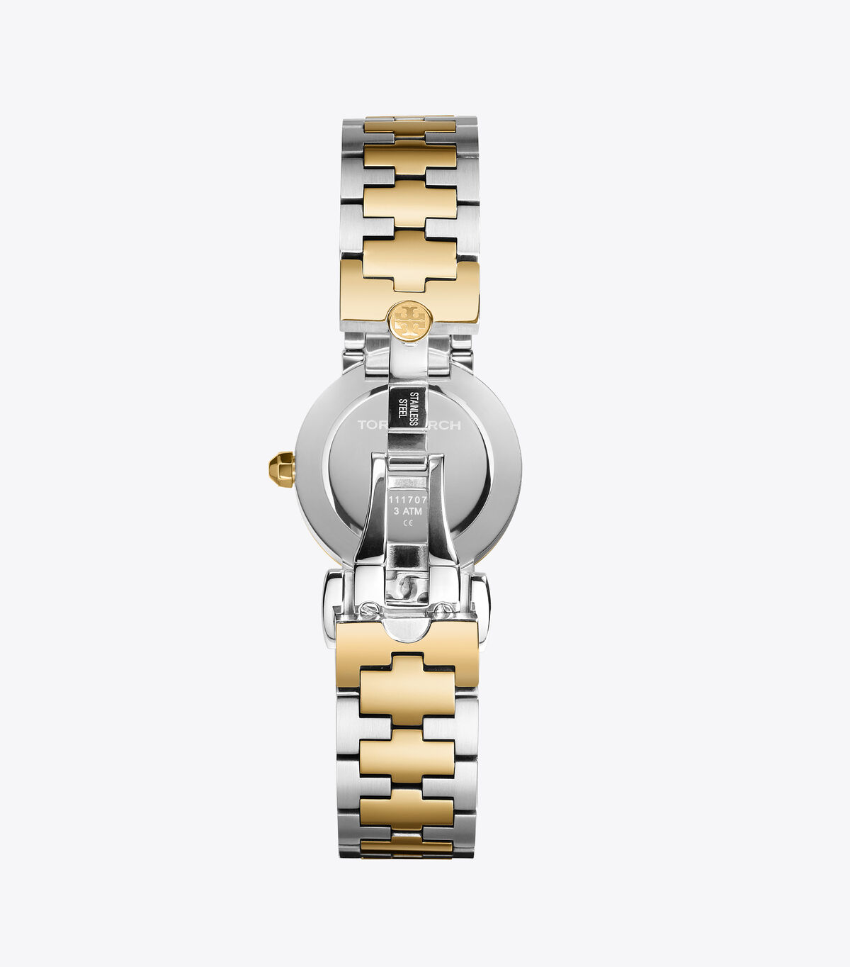 tory burch reva watch two tone gold stainless steel ivory 28 mm