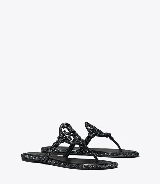 tory burch tb x bonbon miller knotted crystal sandal