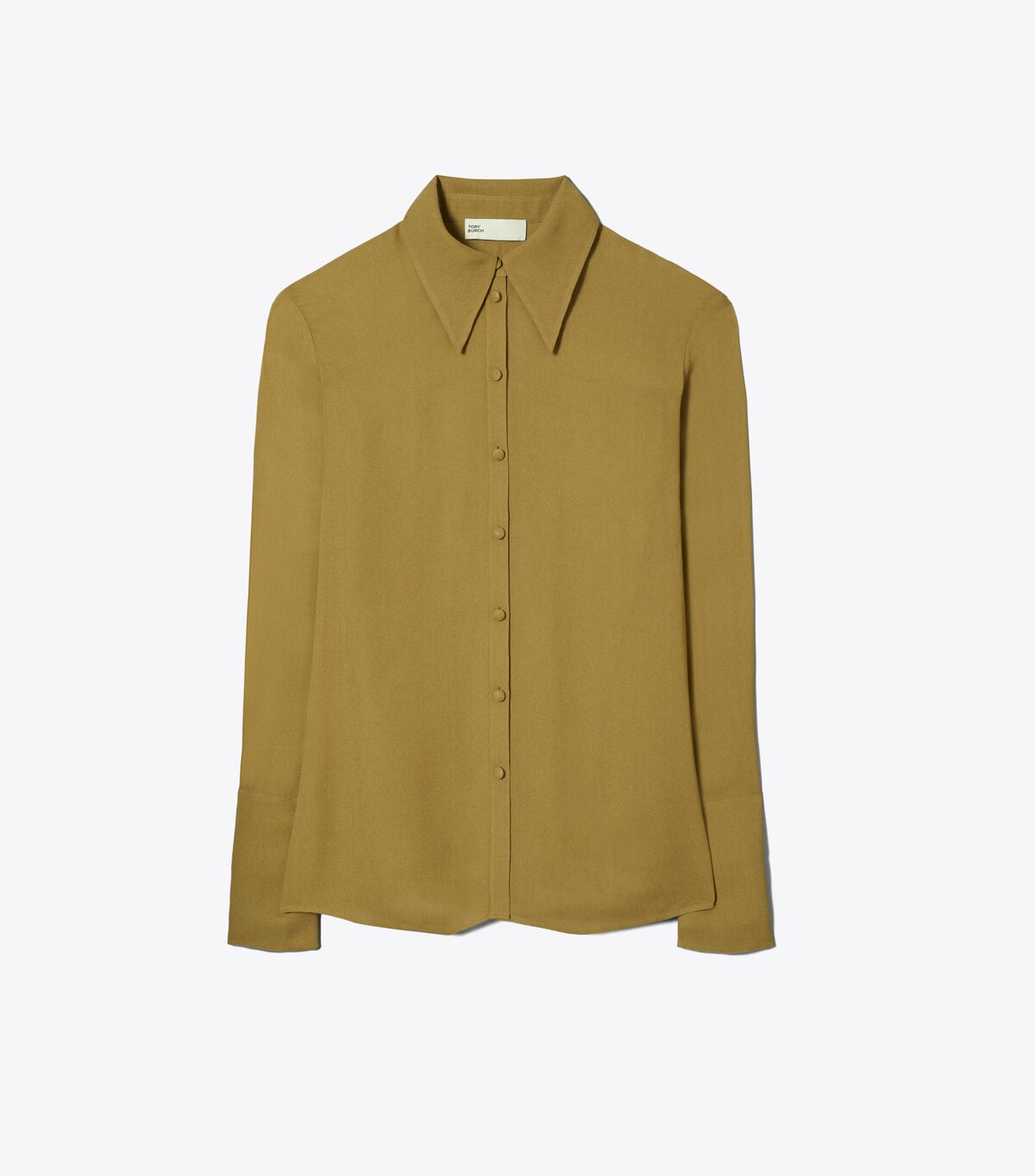 tory burch cuffed viscose shirt