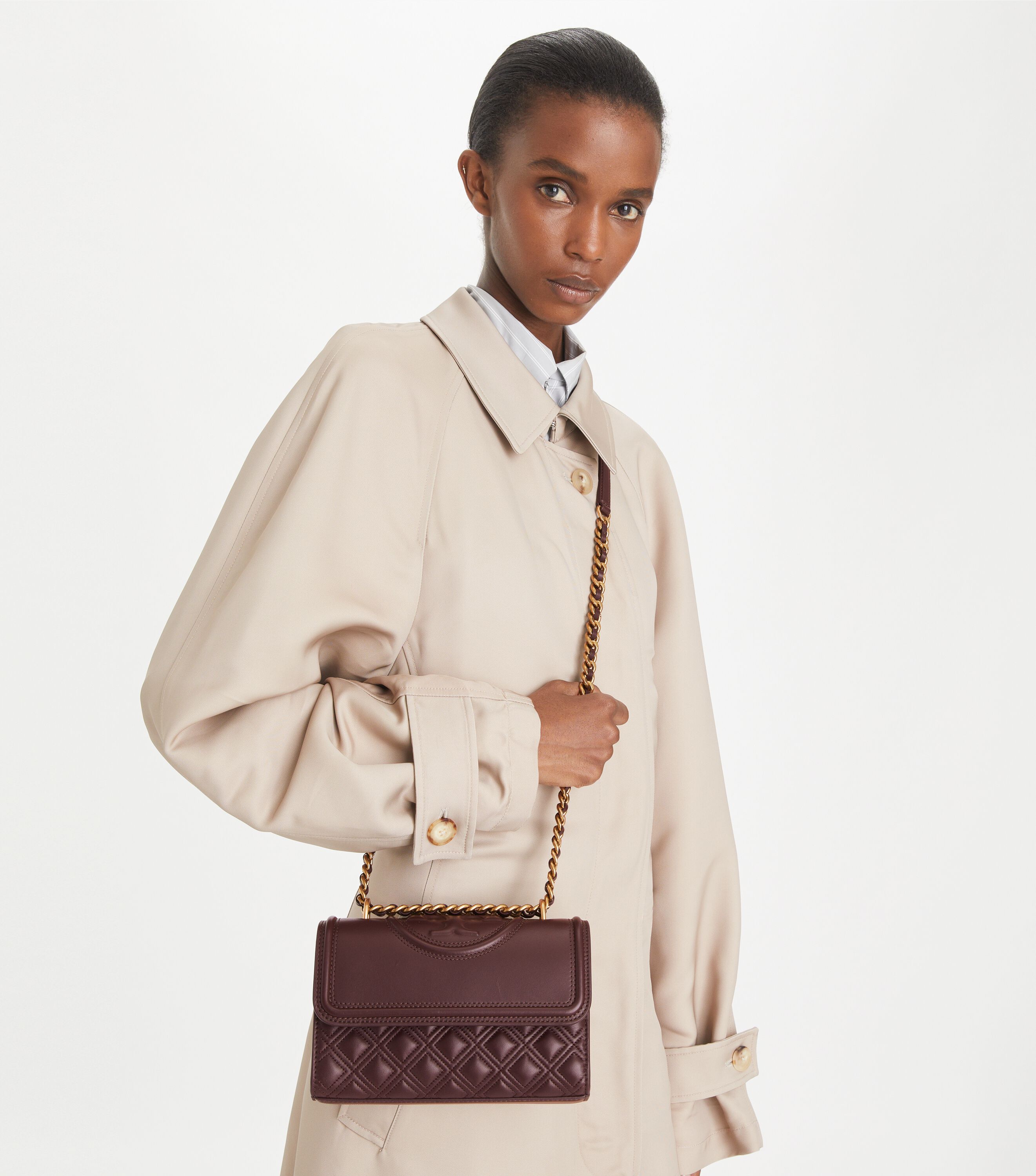 Tory Burch Small Fleming Convertible Shoulder Bag Tory Burch UAE