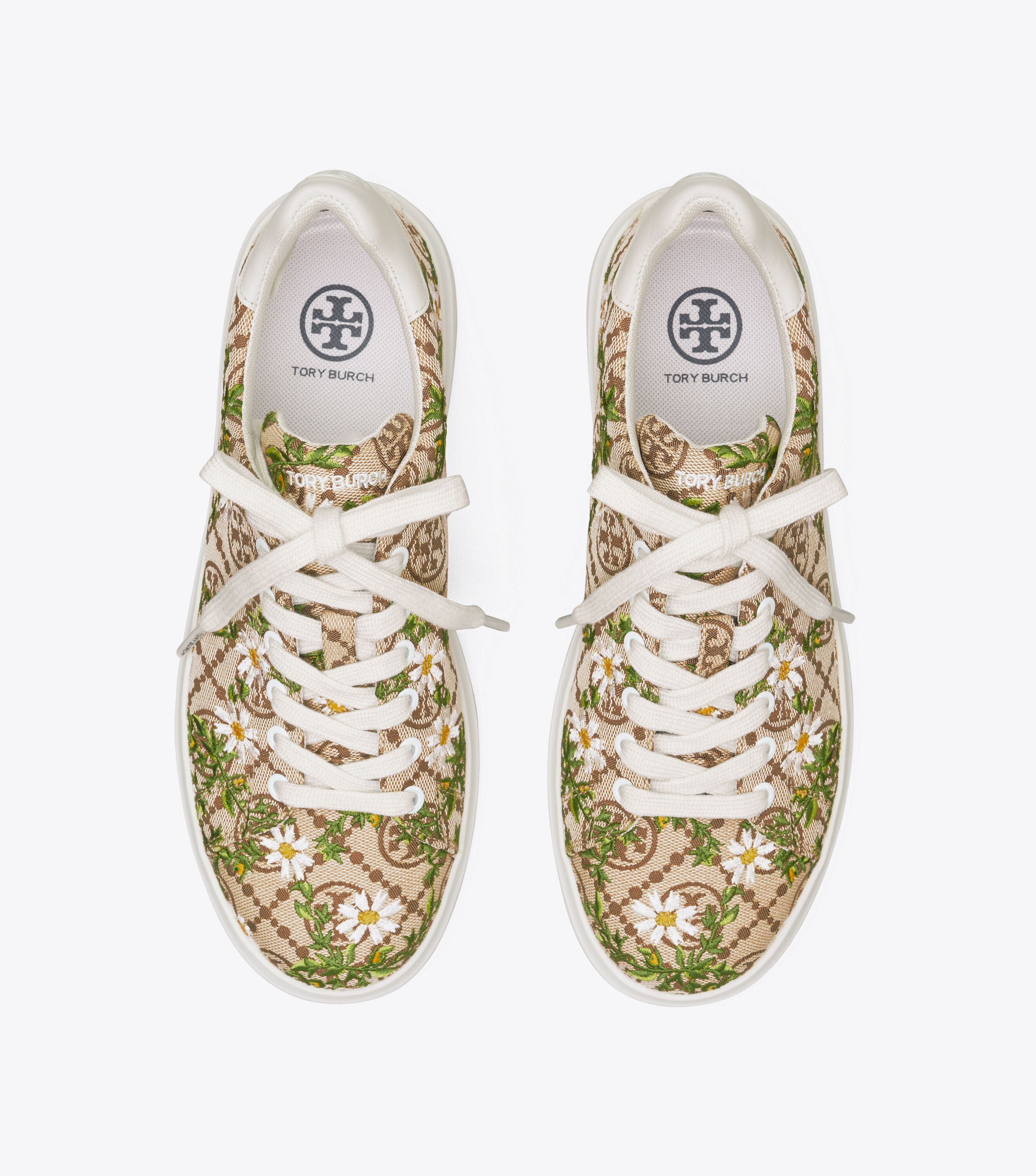 Howell Court T Monogram Embroidered Sneaker