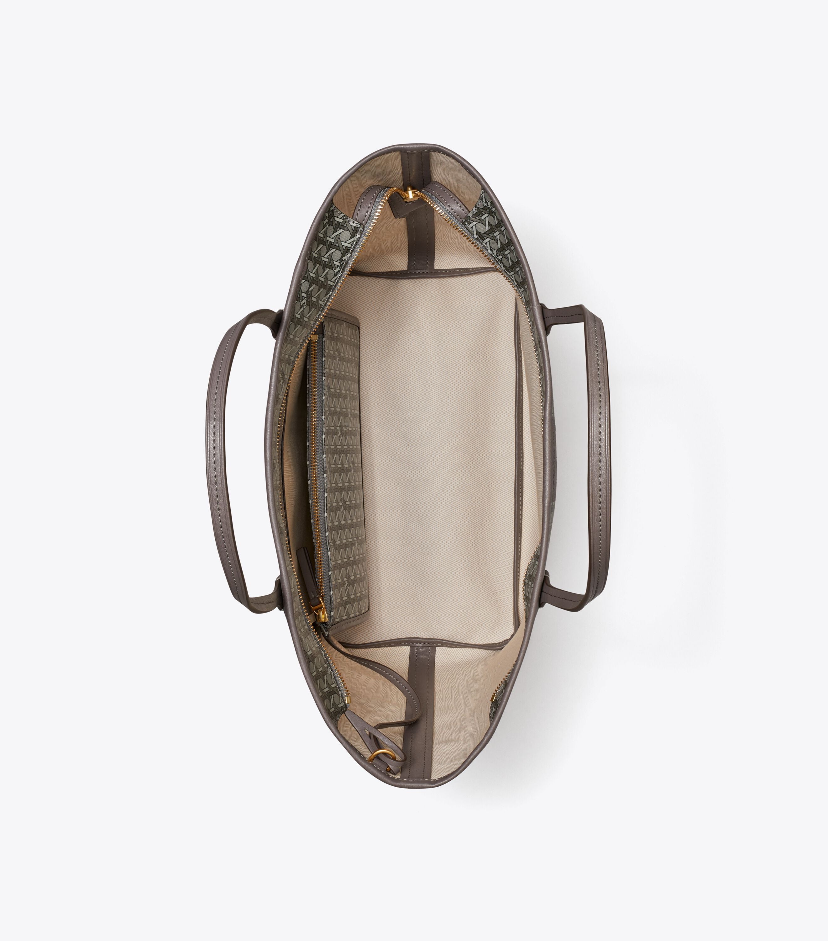 Ever-Ready Zip Tote, Zinc | Tory Burch UAE