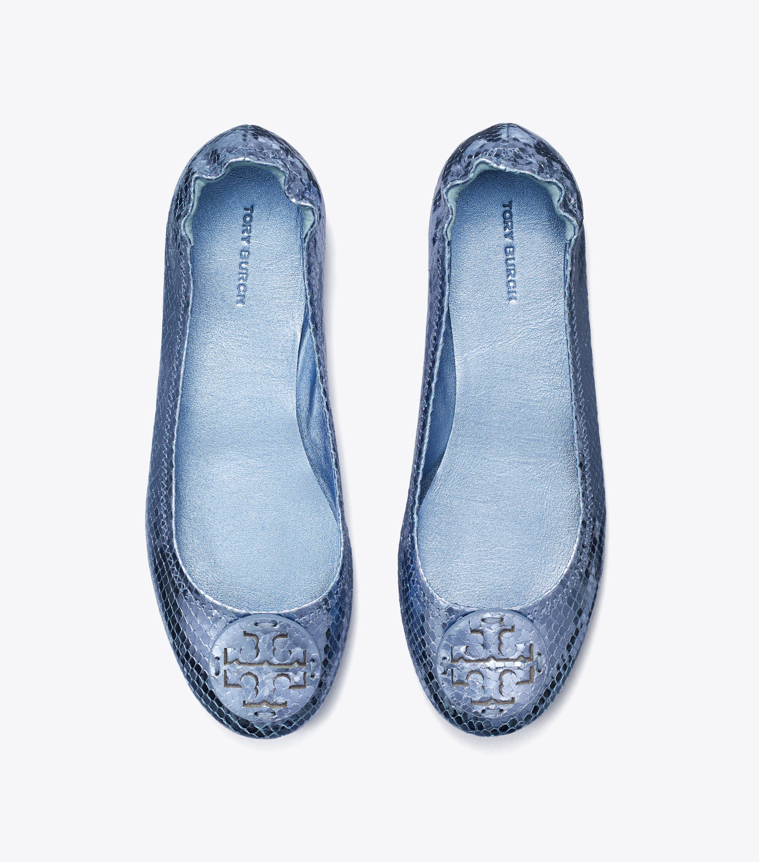 Tory burch minnie travel ballet 2025 flat sale