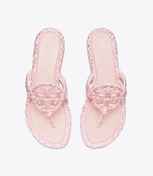 tory burch tb x bonbon miller knotted crystal sandal