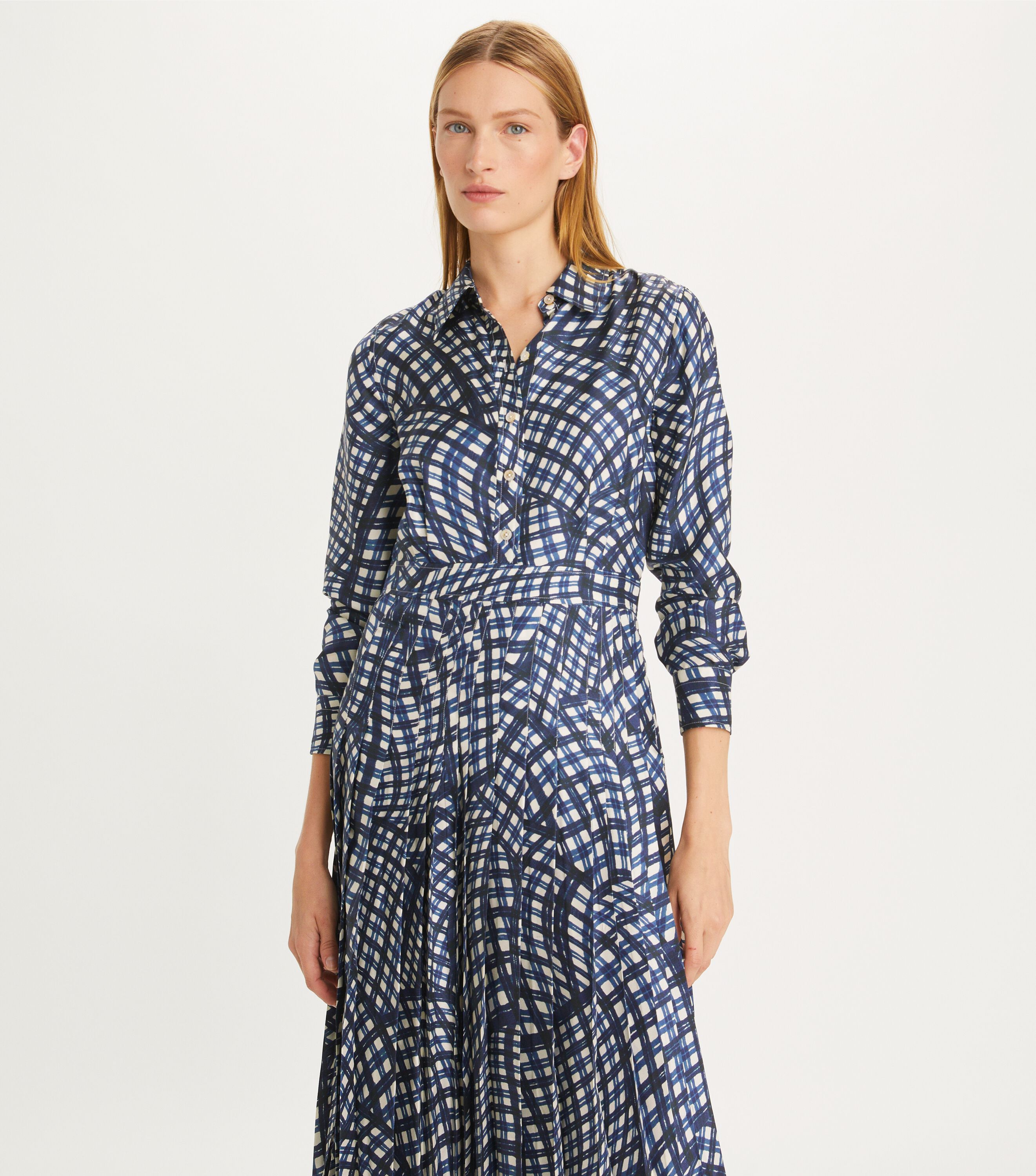 ワンピース TORY BURCH PRINTED TWILL DRESS Printed Twill Dress: Women's Designer Dresses | Tory Burch