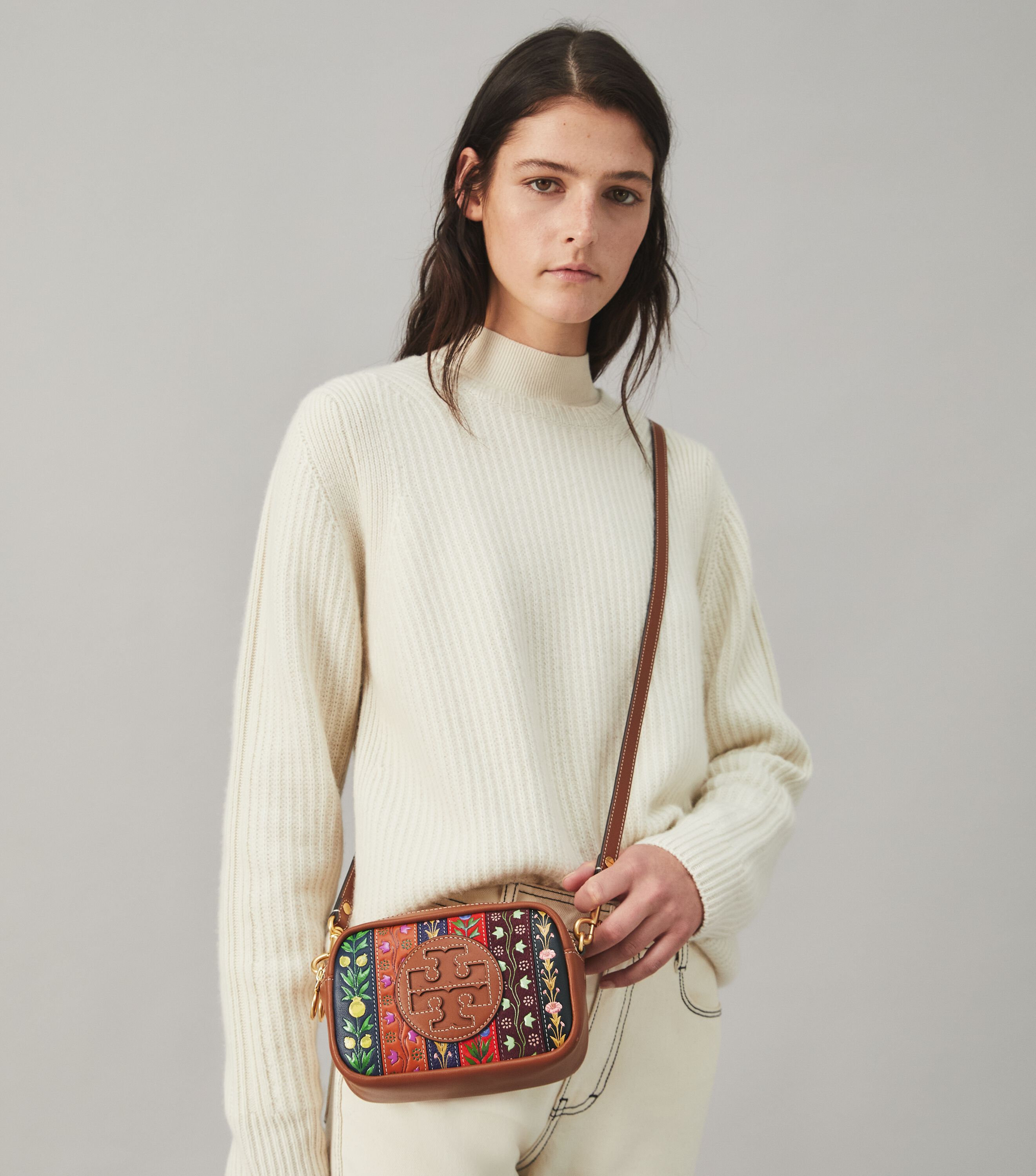 Tory burch perry outlet patchwork hearts mini bag