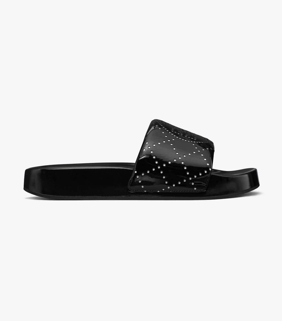 tory burch double t pool slide