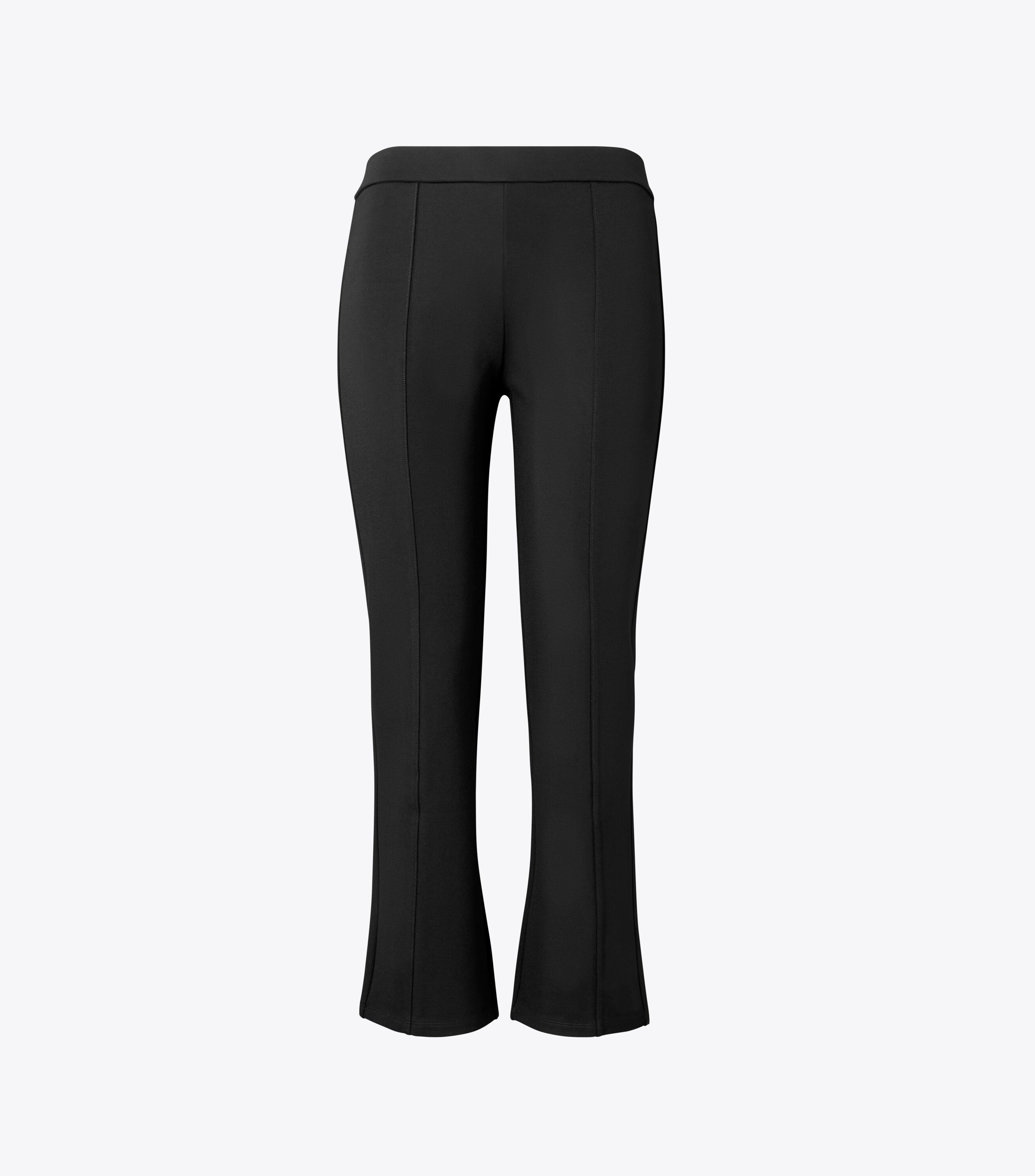 Flared top knit trousers