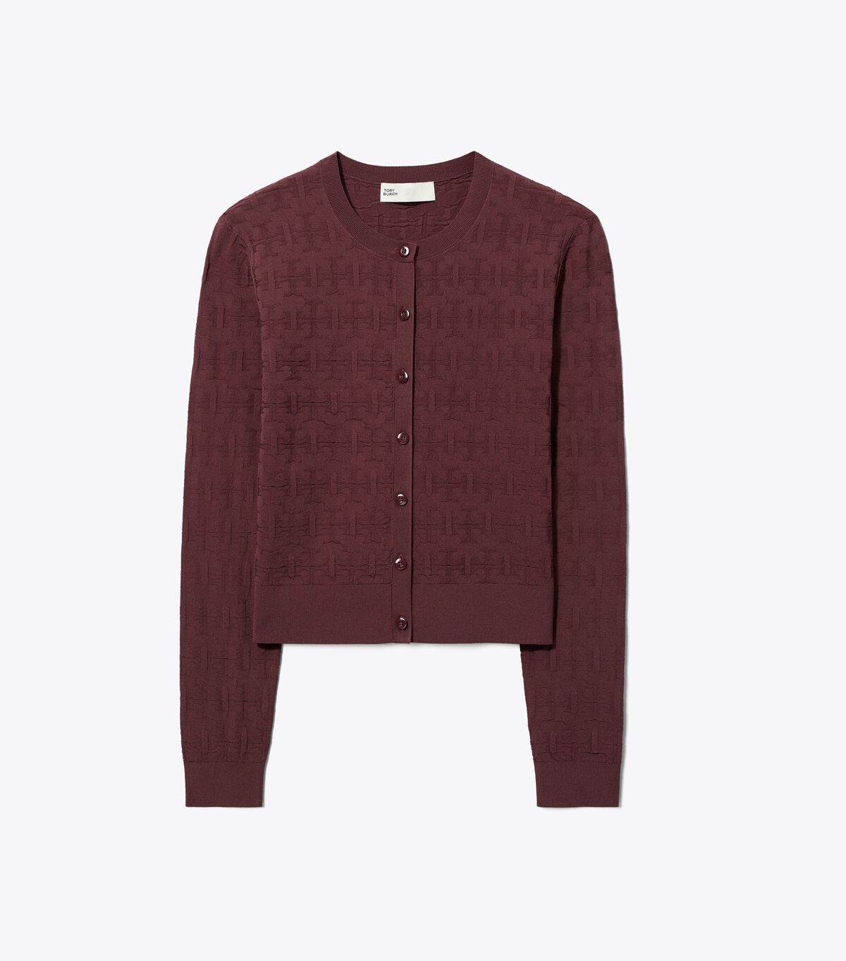 T Monogram Jacquard Cardigan tory burch t monogram jacquard cardigan