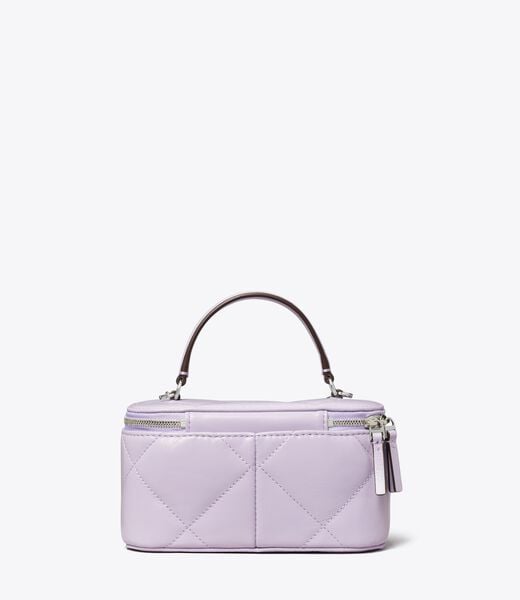 tory burch kira diamond quilt clover vanity case