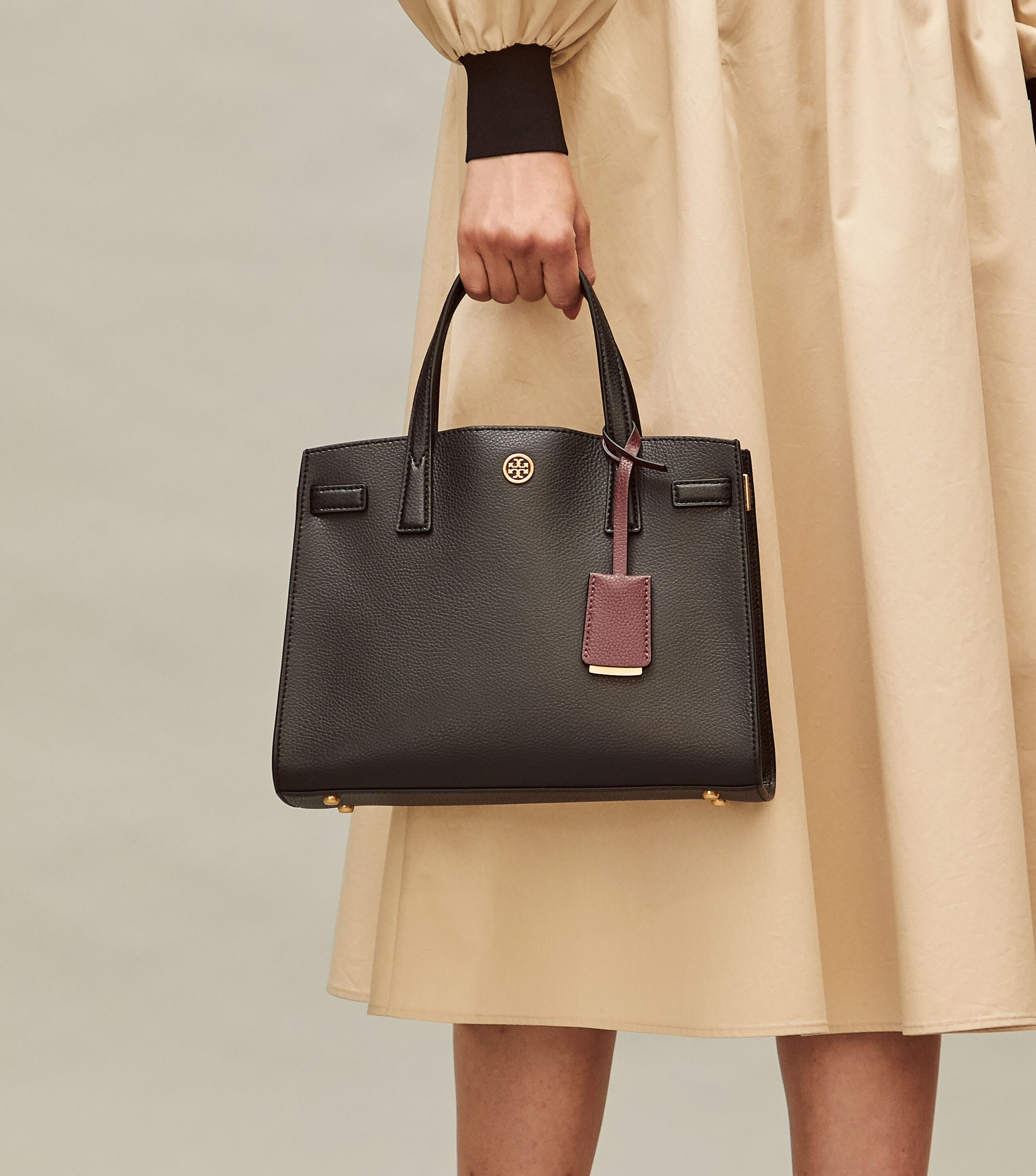 Tory burch clearance leather satchel