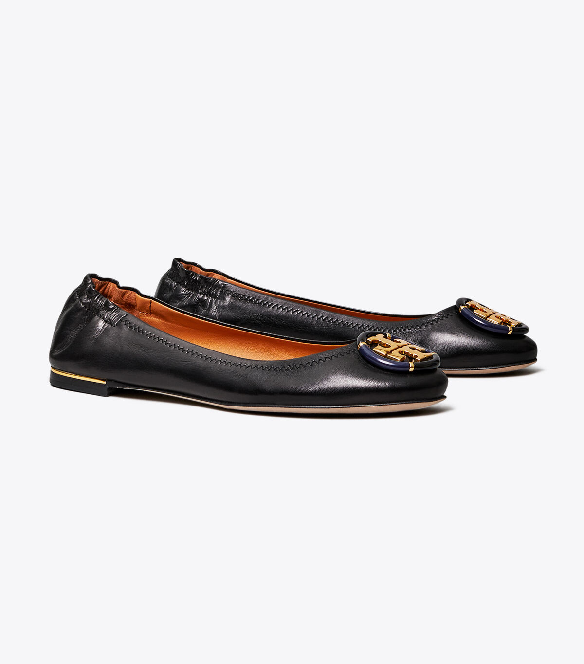 tory burch multi logo ballet