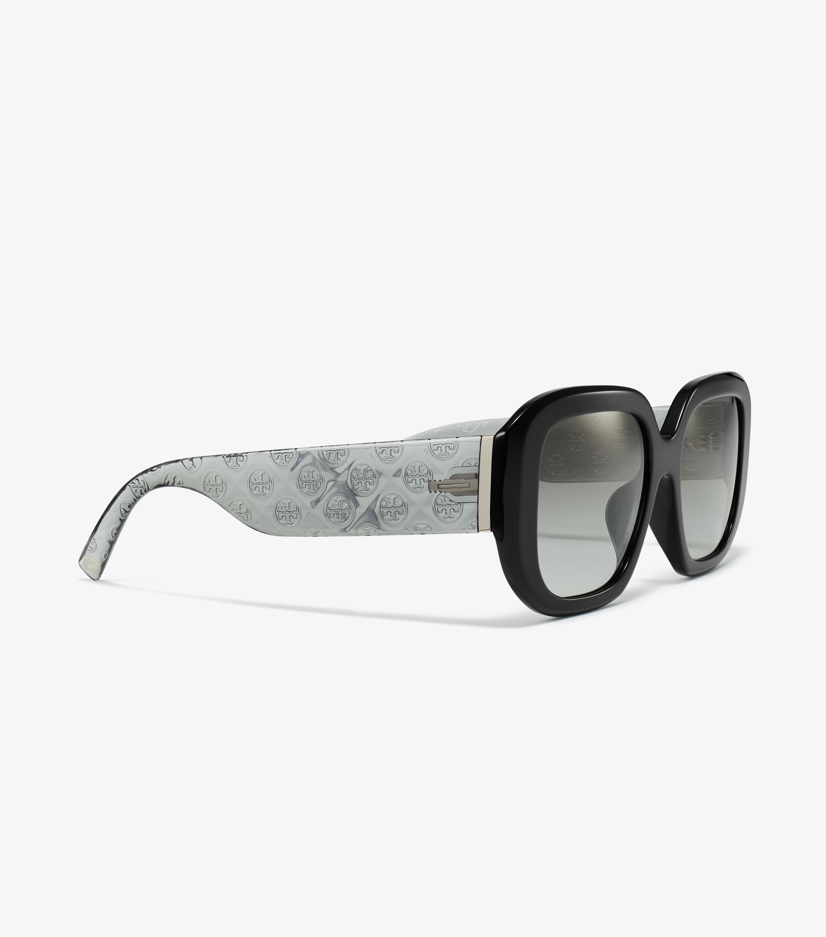 T Monogram Square Sunglasses, Black/Grey Gradient | Tory Burch UAE