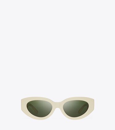 Kira Chevron Cat-Eye Sunglasses