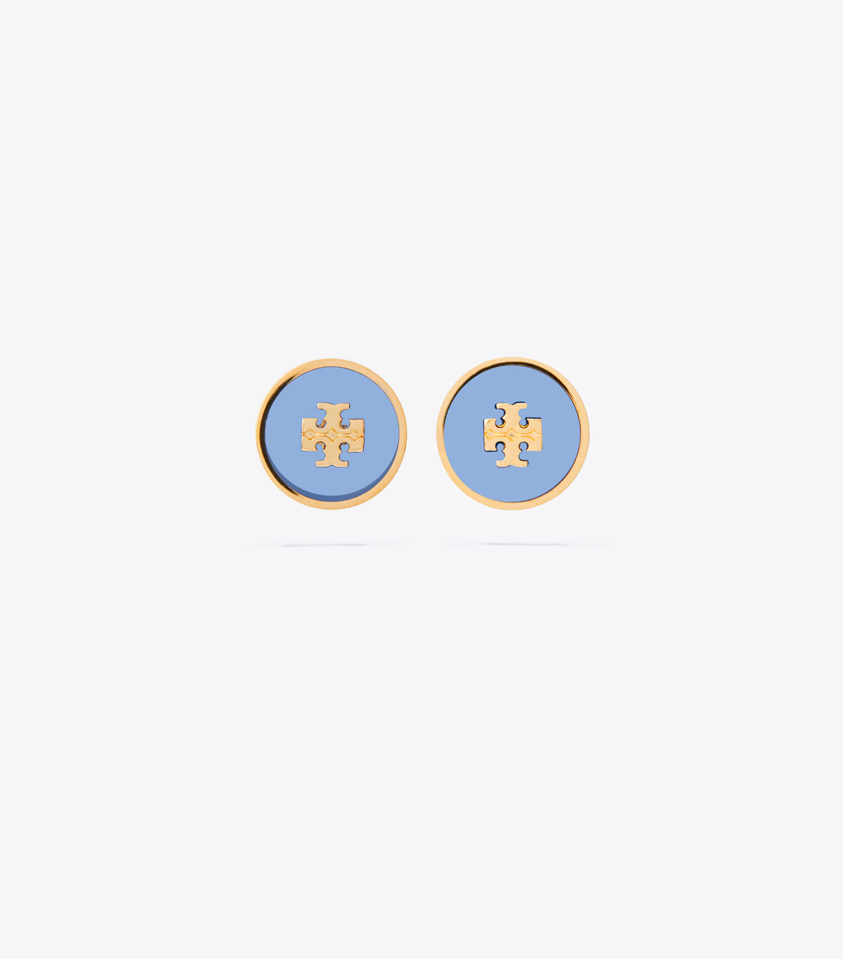 tory burch kira enameled circle stud earring