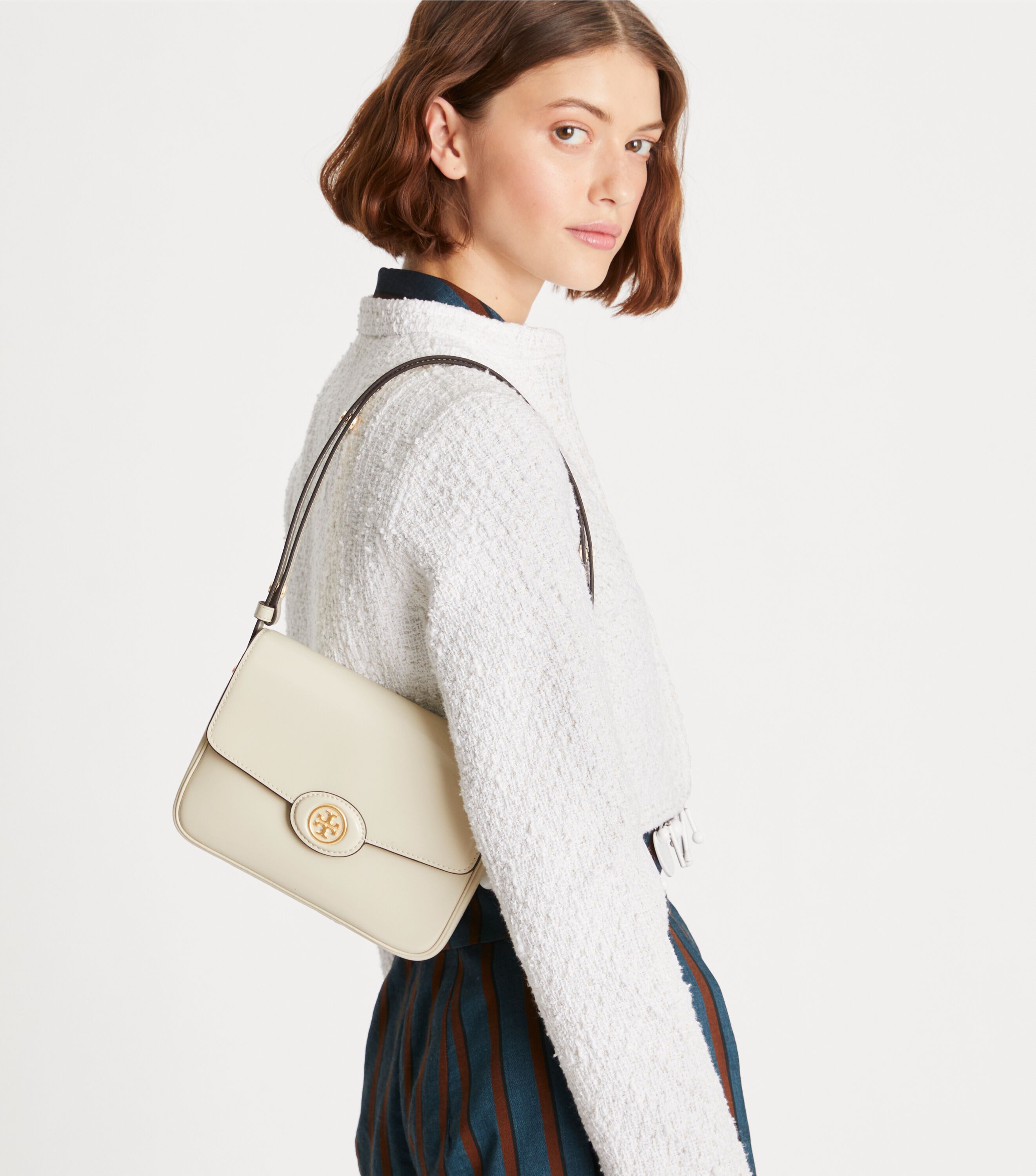 Tory burch robinson white outlet