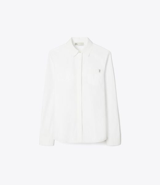 tory burch cotton poplin shirt
