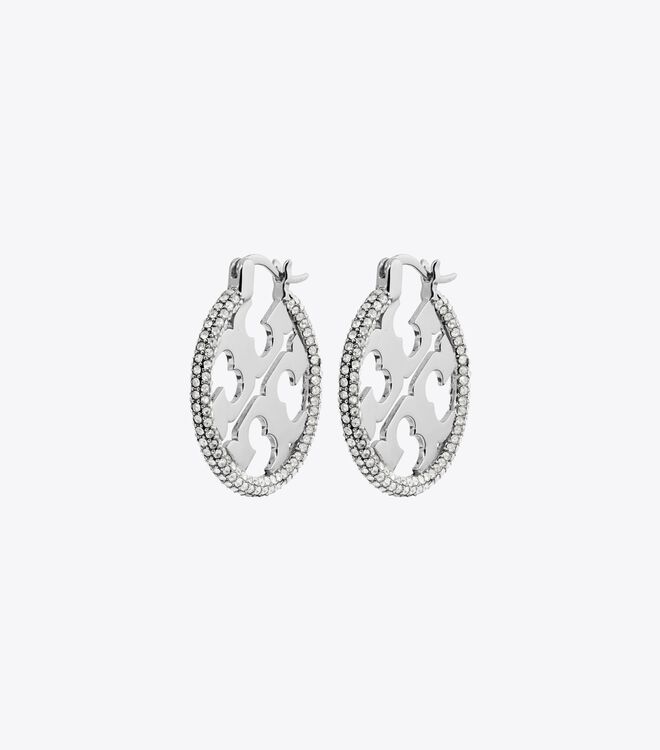 Miller Pavé Hoop Earring