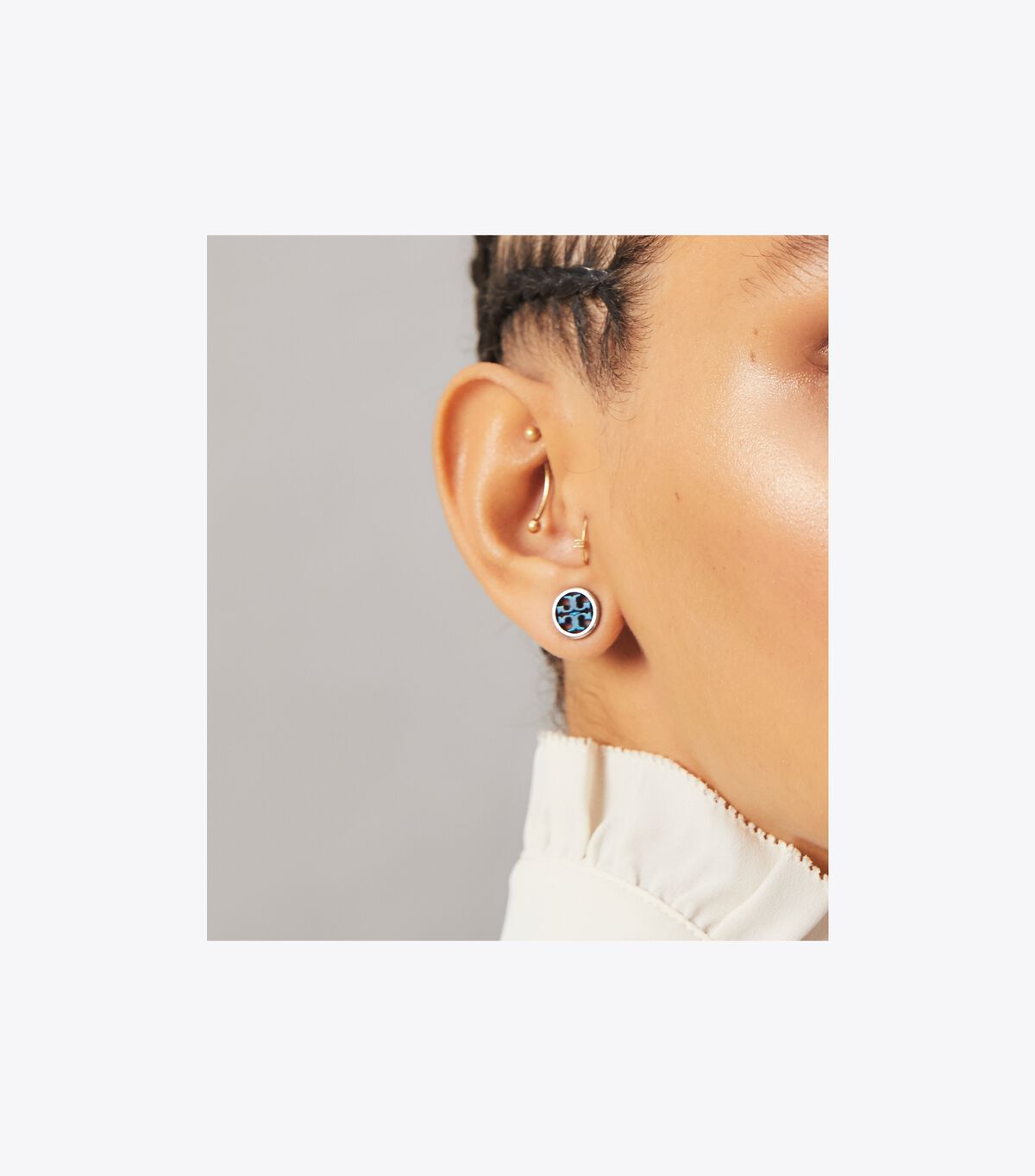 Miller Circle-Stud Earring