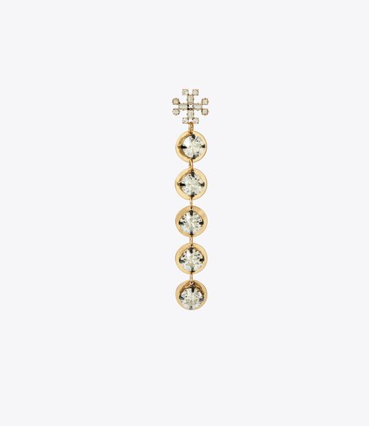 tory burch crystal linear earring