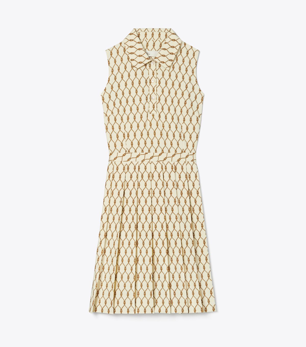 tory burch printed pleated golf dress