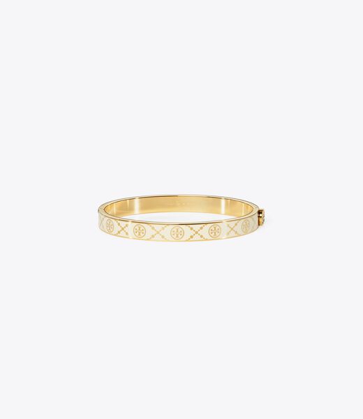 tory burch t monogram hinge bracelet