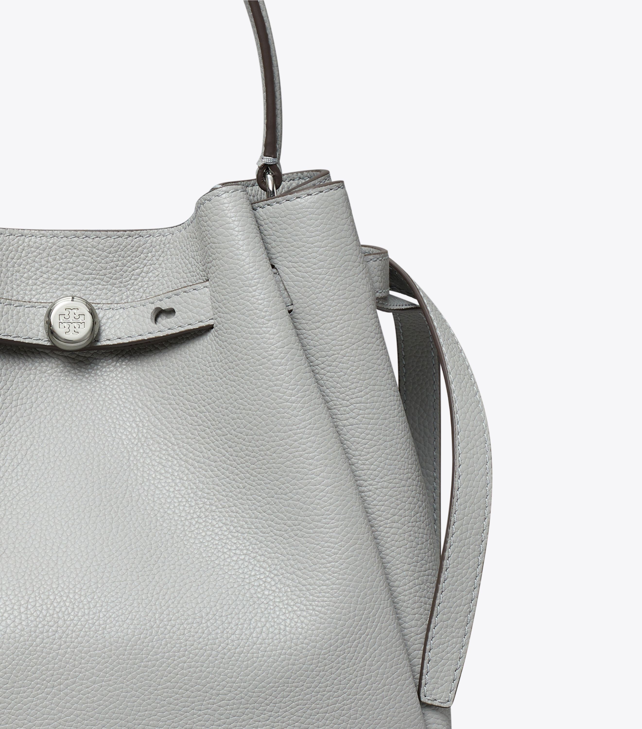 Romy Bucket Bag, Light Granite | Tory Burch UAE