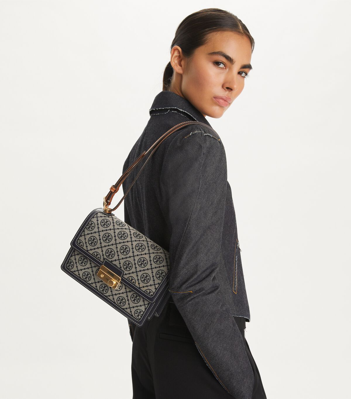 tory burch t monogram shoulder bag