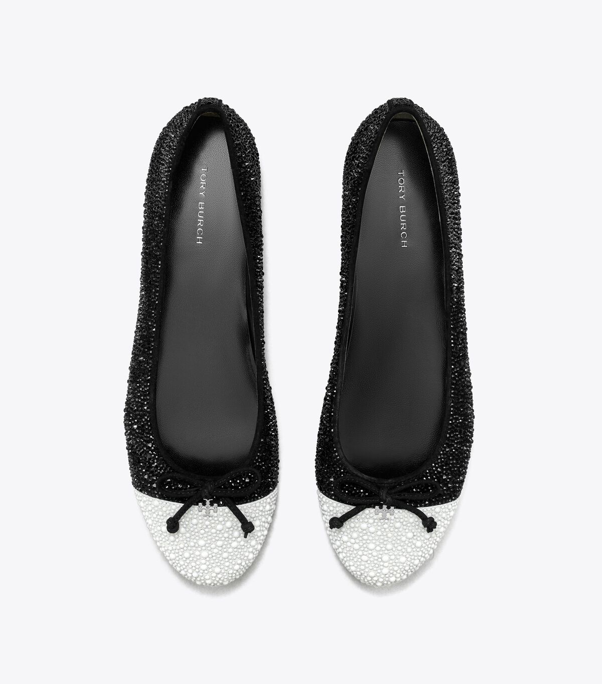 Cap-Toe Crystal Ballet tory burch cap toe crystal ballet