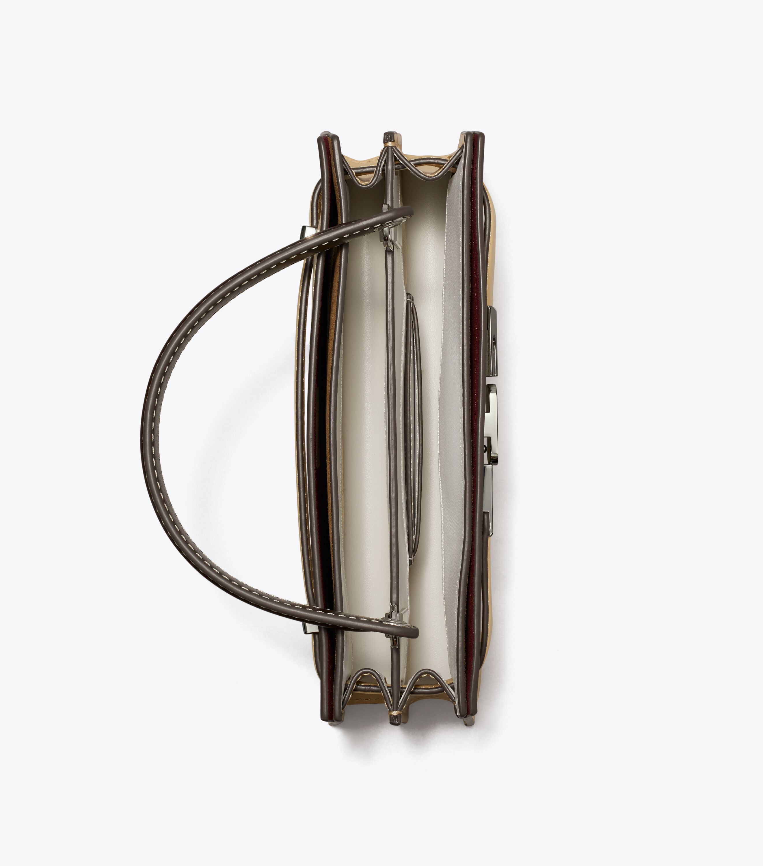 Mini Lee Radziwill Top-Handle Bag, Praline | Tory Burch UAE