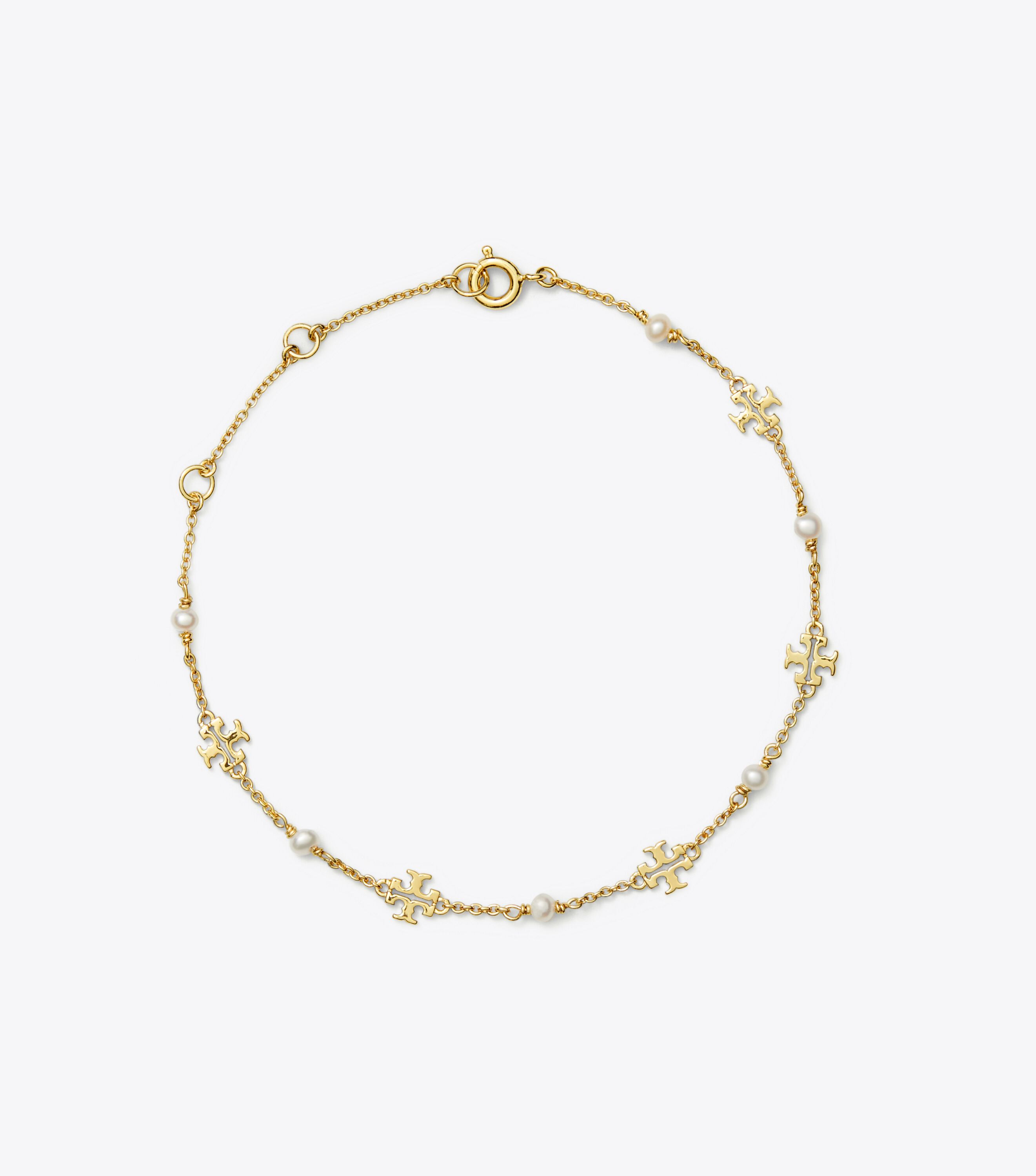 Tory burch pearl bracelet deals