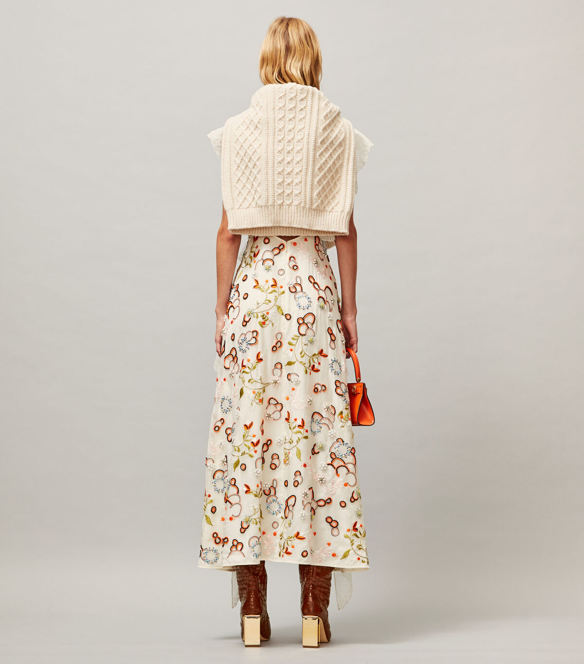 tory burch embroidered organza dress
